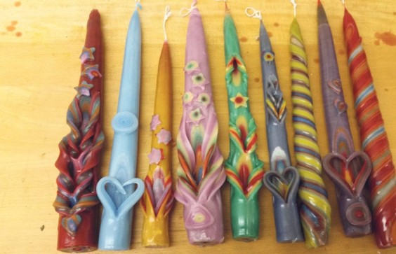 Kerzenziehen im Gäbelbach