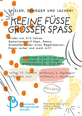 Kleine Füsse - Grosser Spass