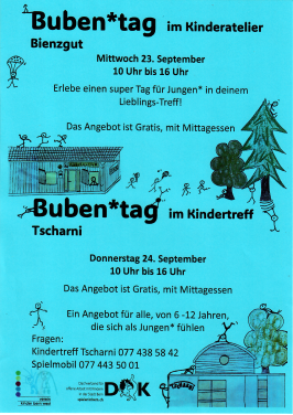 Buben*tag im Kindertreff Tscharni