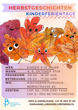 Herbstgeschichten Kinderferientag