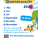 Quartierznacht - jeden ersten Freitag im Monat!